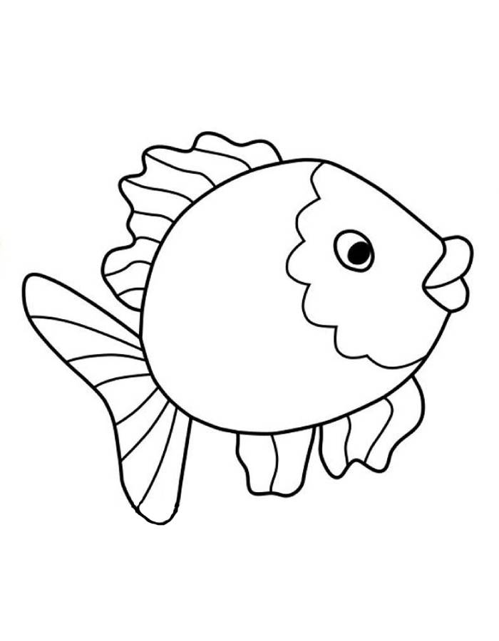 Image Of Fish Coloring Page