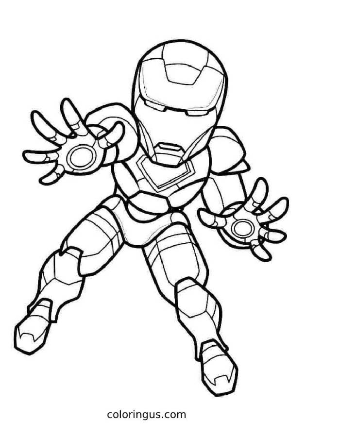 Iron Man Coloring Pages