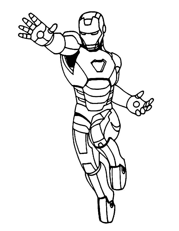 Iron Man Coloring Pages (Free Printable PDF Sheets)