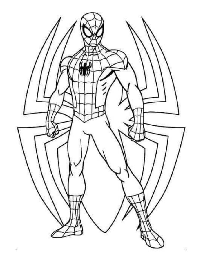 Iron Spider Coloring Pages