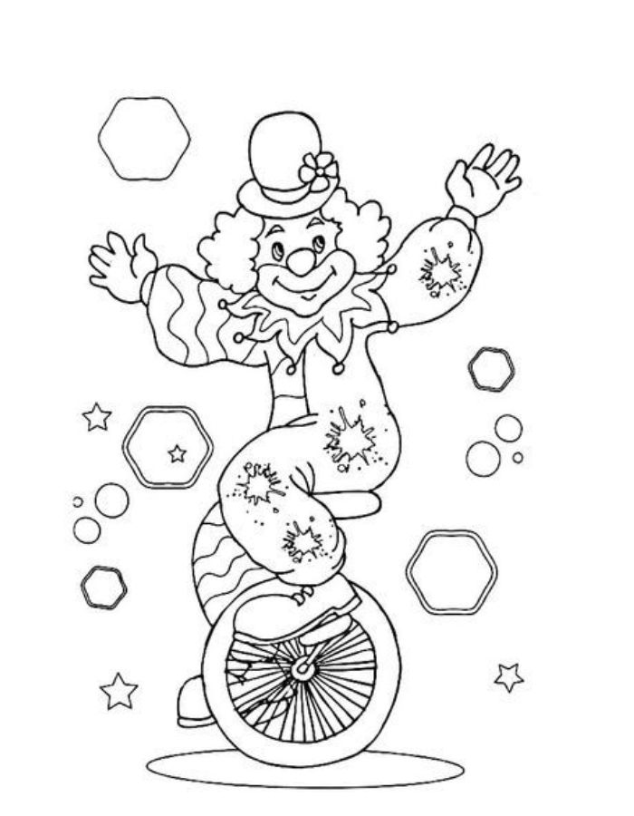 It The Clown Coloring Page