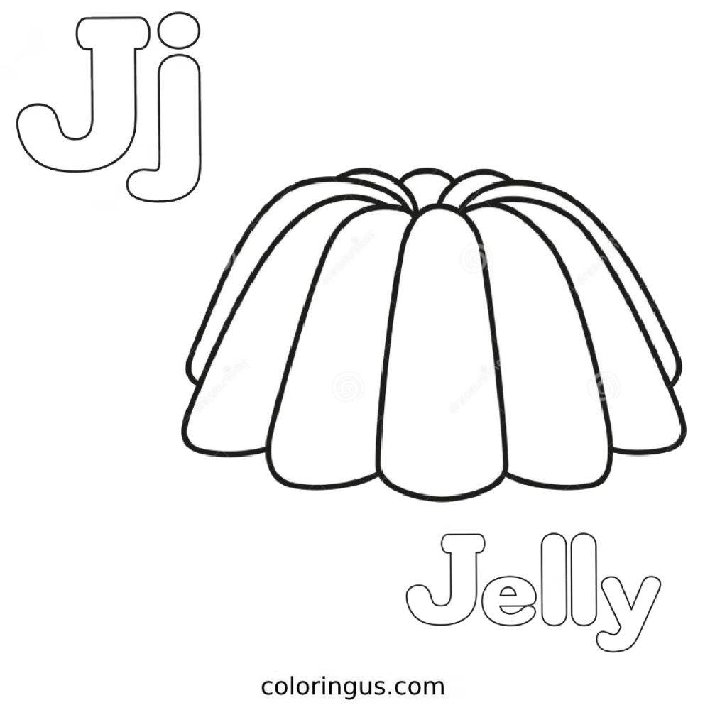 J for jelly