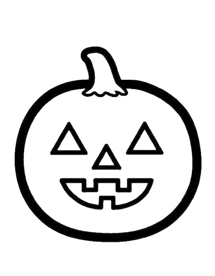 Jack O Lantern Pictures To Color Coloring Page