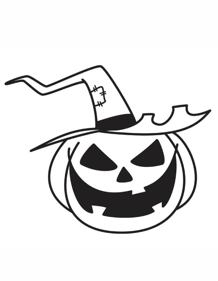 Jack O Lanterns Pumpkin For Halloween Coloring Page