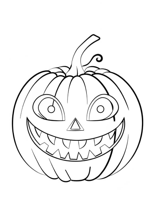Jack O Lantern Simple Drawing