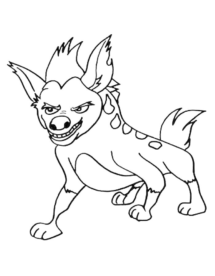 Janja Lion Guard Coloring Page