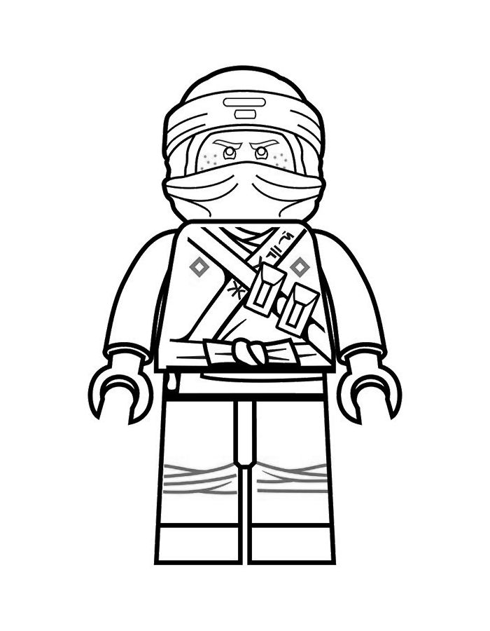 Jay Walker From The Lego Ninjago Movie Coloring Page