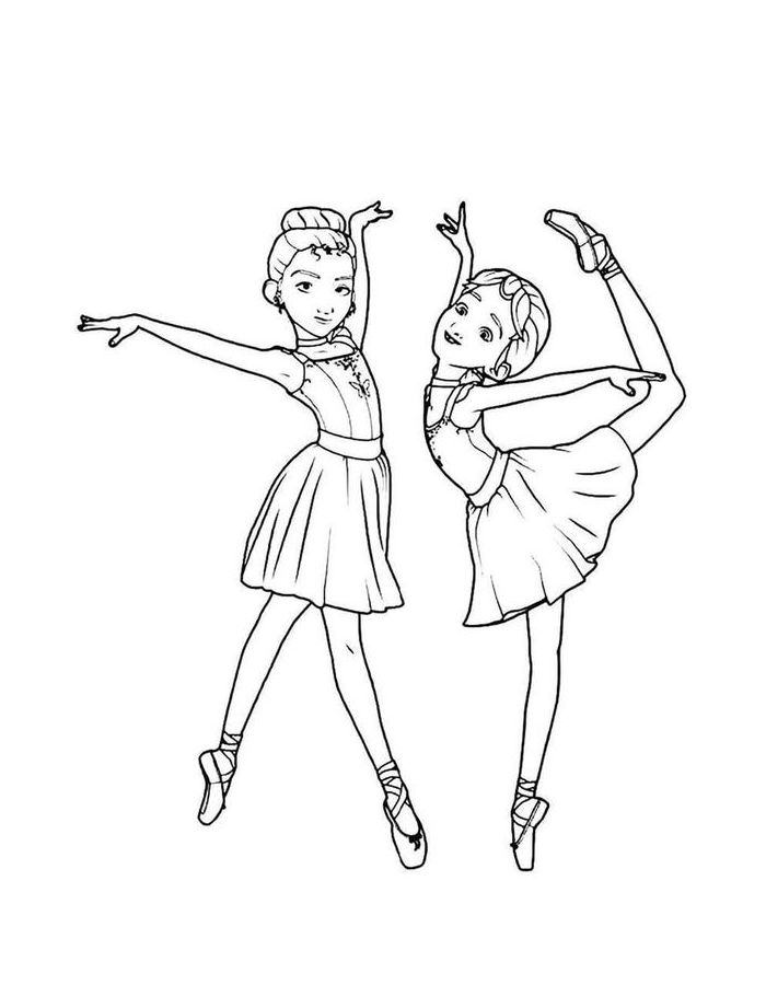 Jazz Dance Coloring Page