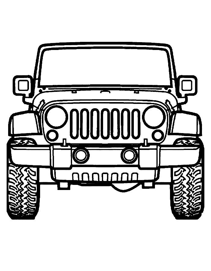 jeep colouring