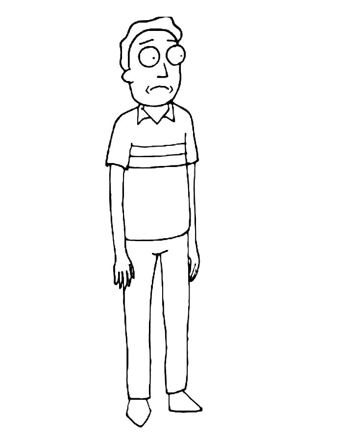 Jerry Smith Coloring Page