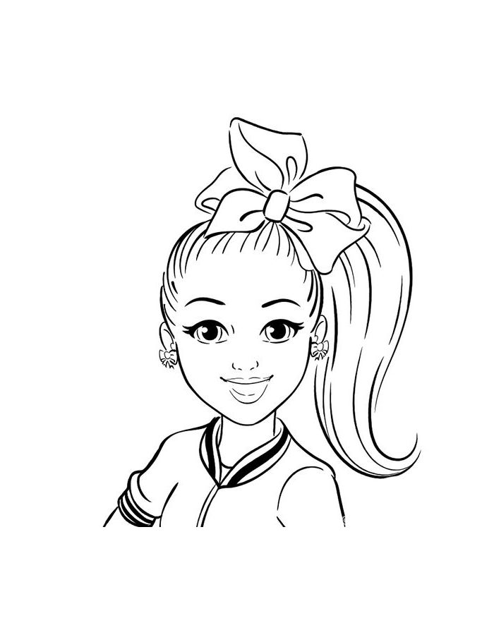 Jojo Siwa 3 Book Coloring Page