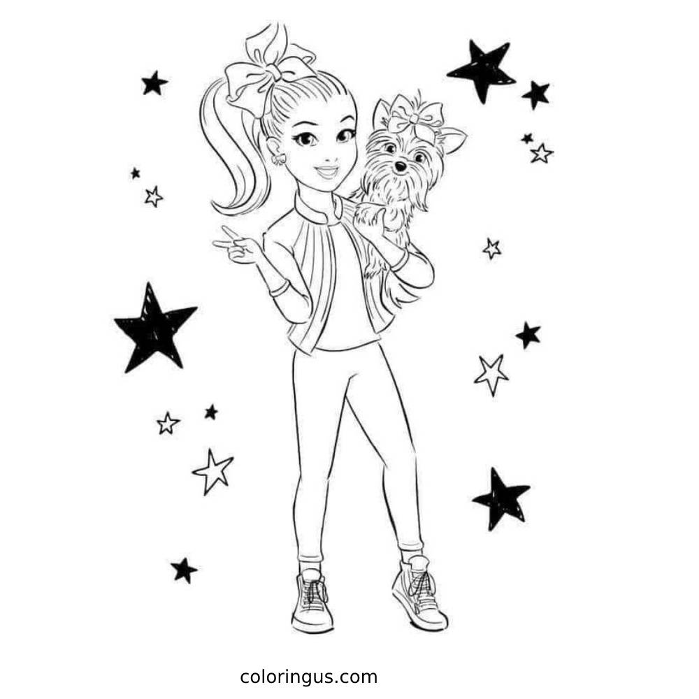 Jojo Siwa Coloring Pages