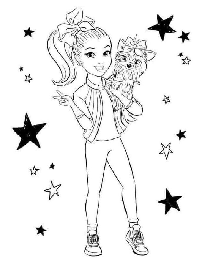 Jojo Siwa  coloring page