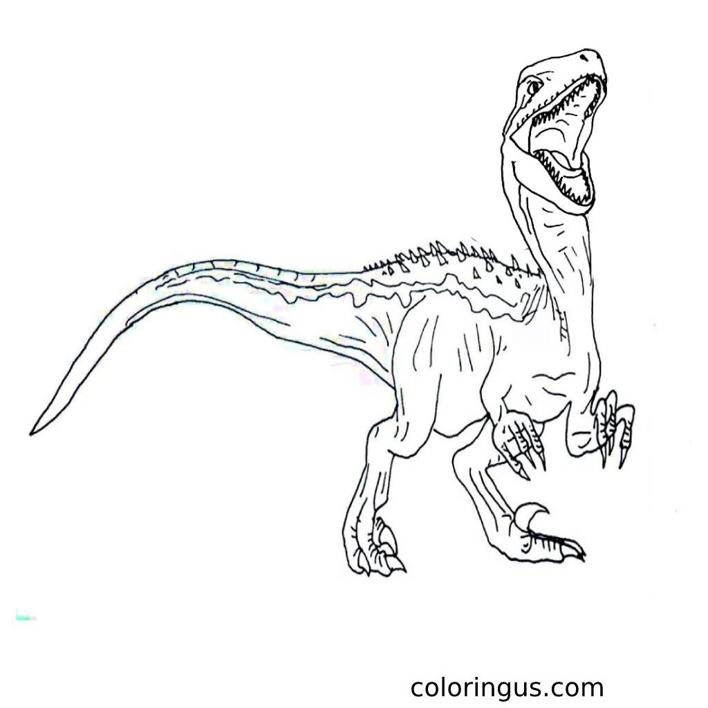 Indoraptor Coloring Pages - Free Printable Sheets