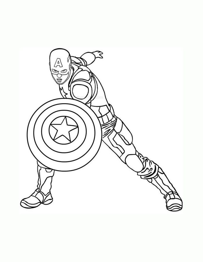 Justice League Black And White Coloring Page