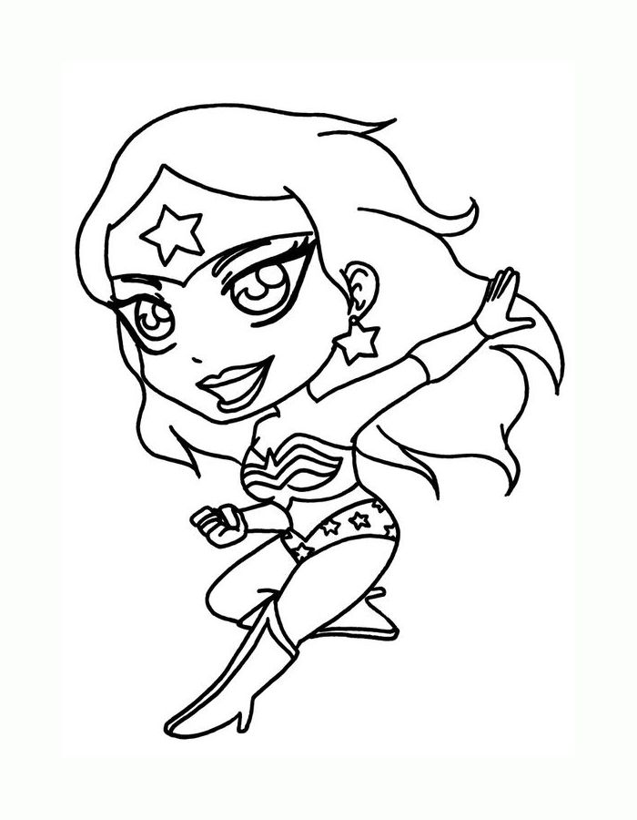 Justice League For Kids Coloring Page