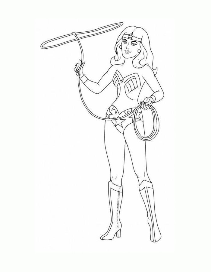 Justice League Photo Coloring Page