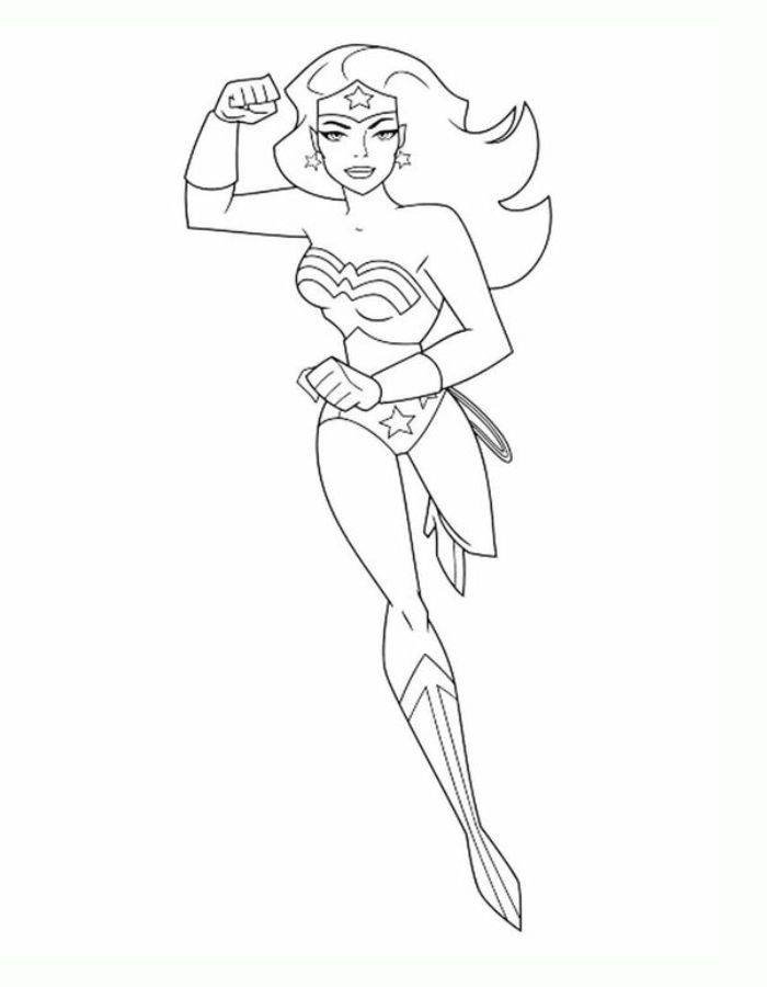 Justice League Worksheet Coloring Page