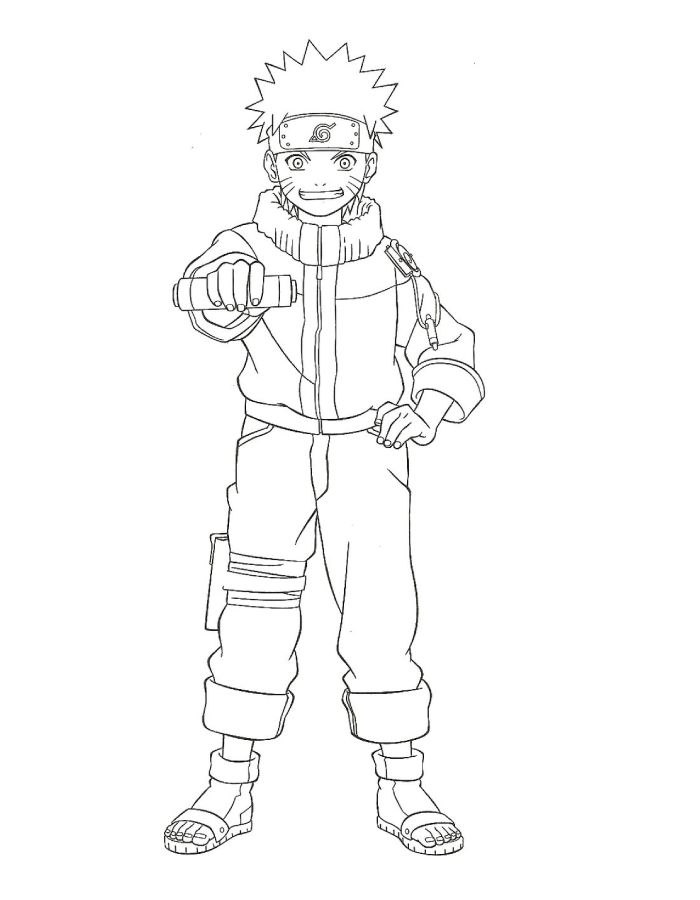 Kakashi  coloring page