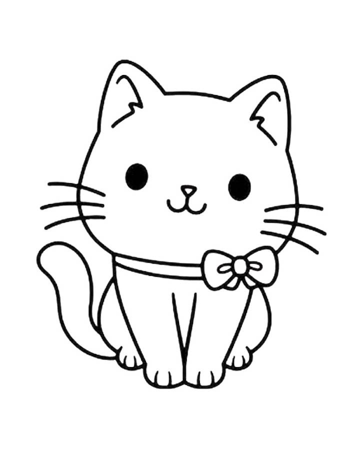 Kawaii Cat Drawing
