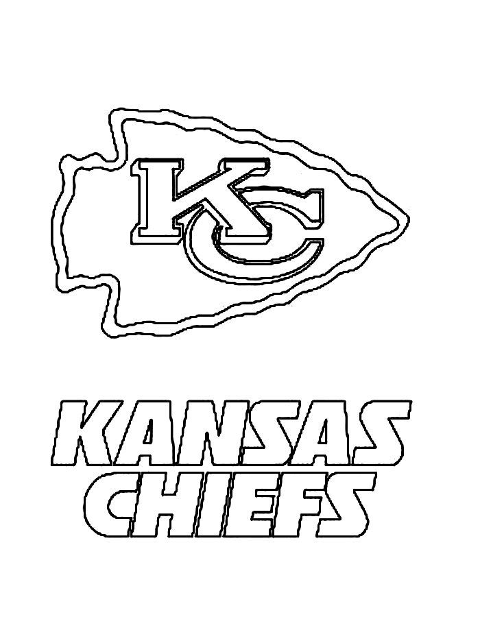 Kc Chiefs Coloring Page