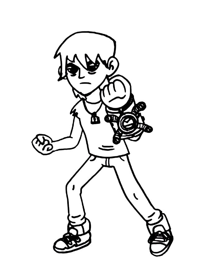 Kevin Levin From Ben 10 Coloring Page