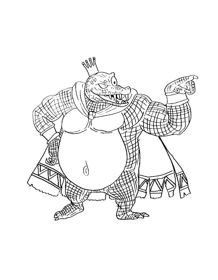 King K Rool Coloring Page