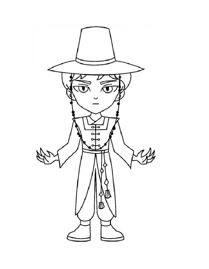 Kpop Demon Hunters Coloring Pages