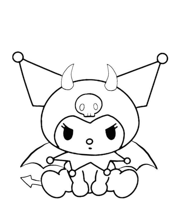 Kuromi Coloring Pages - Free Printable Sheets