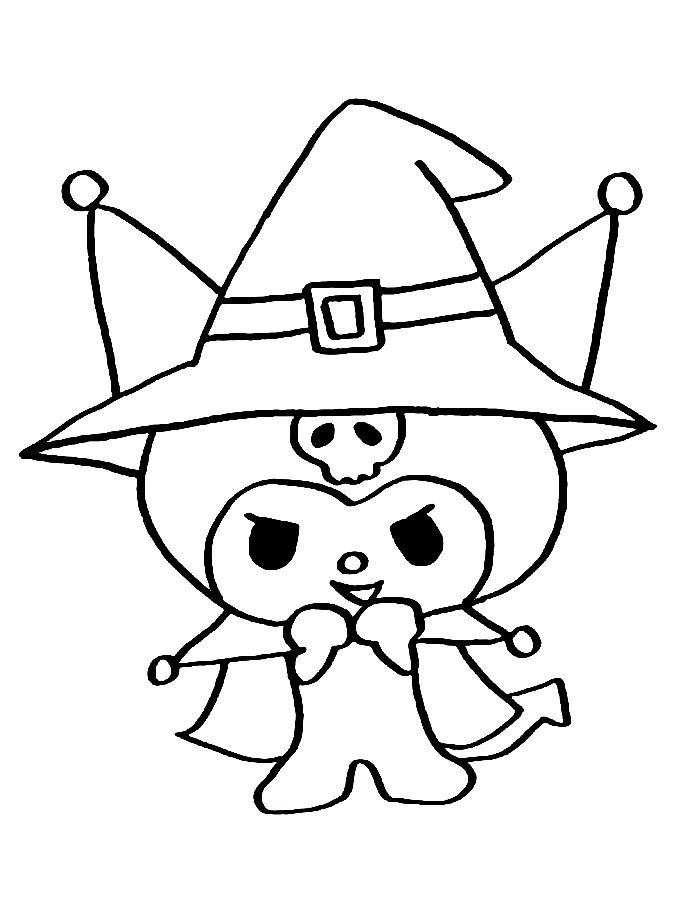 Kuromi Coloring Pages - Free Printable Sheets
