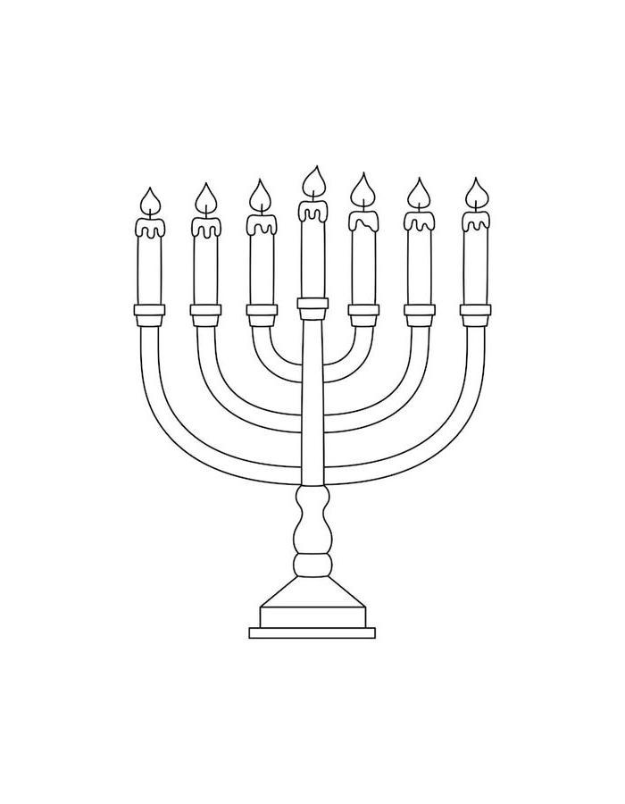 Kwanzaa Clip Art Coloring Page