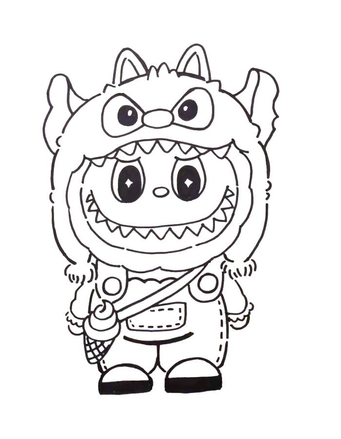 Labubu Drawing