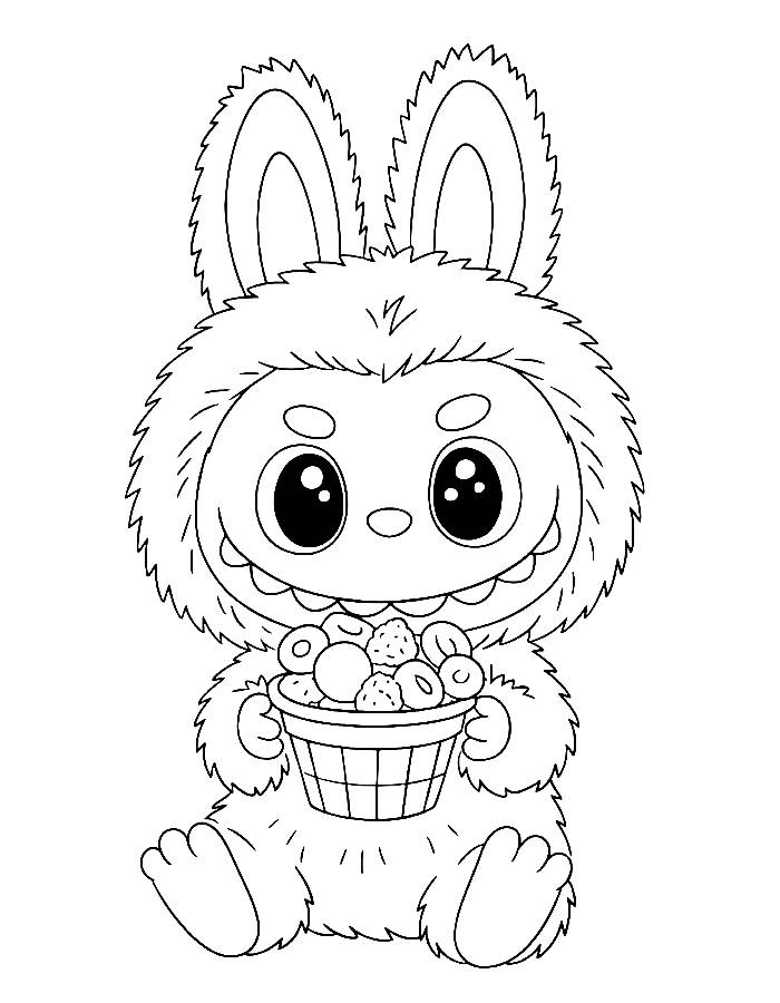 Labubu Simple To Color