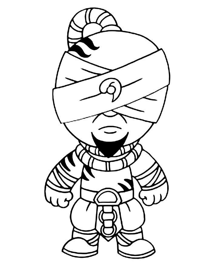 League Of Legends Lee Sin Coloring Page