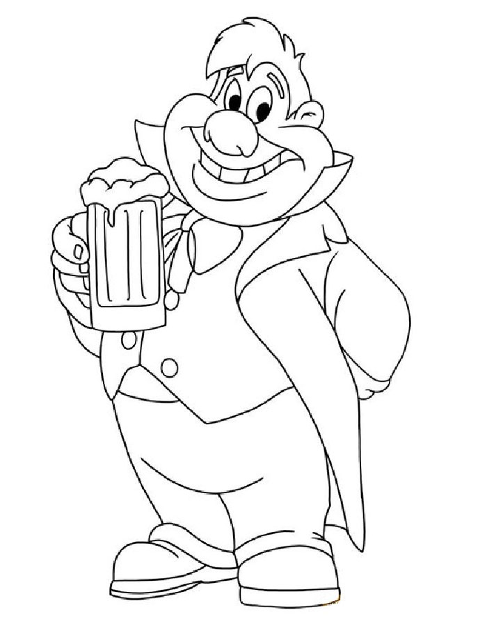 Lefou Coloring Page