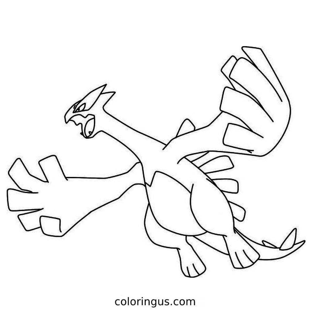 Legendary Pokemon Sheets Coloring Page