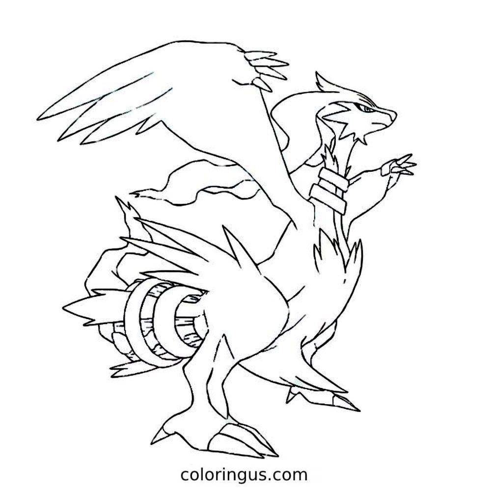 Legendary Pokemon Printable Coloring Page