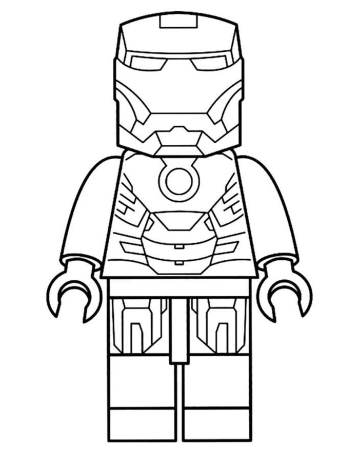 Lego Avengers coloring pages