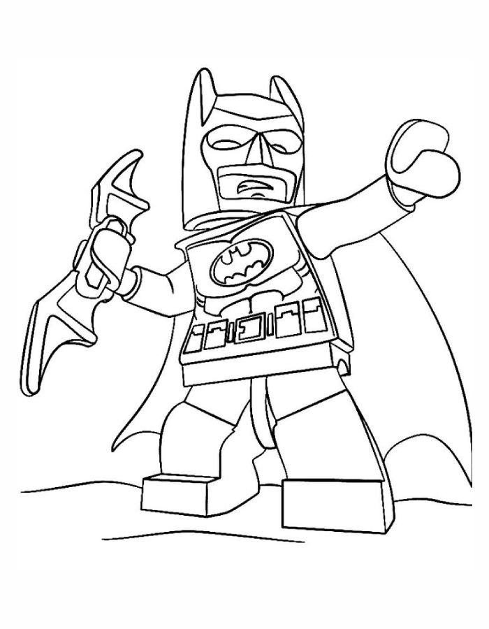 Lego Batman Coloring Page