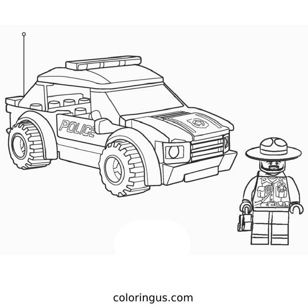Lego Coloring Pages - Free Printable Sheets