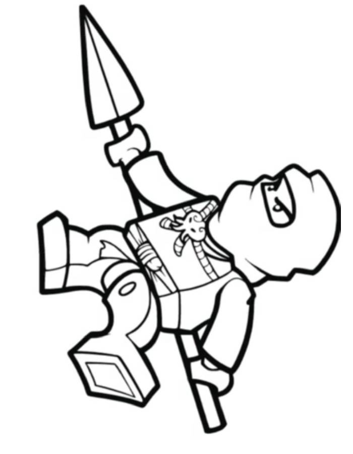 Lego People Printouts Coloring Page