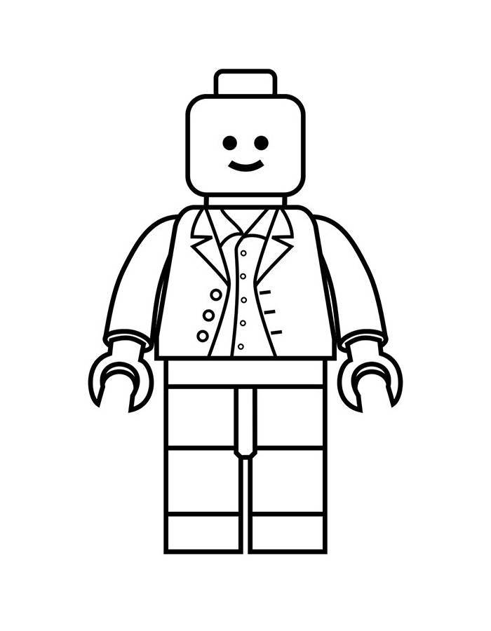 Lego Pictur For Kids Coloring Page