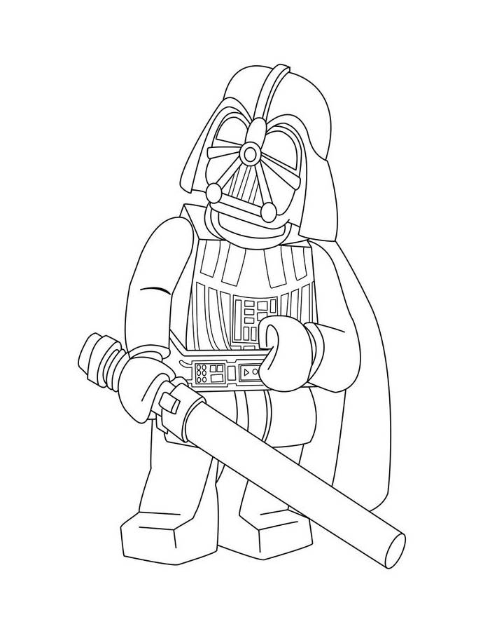 Lego Star Wars Pictures Coloring Page