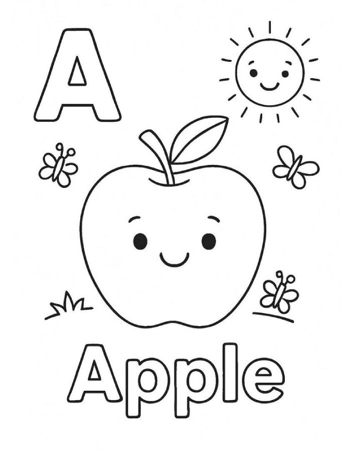 Letter A For Apple