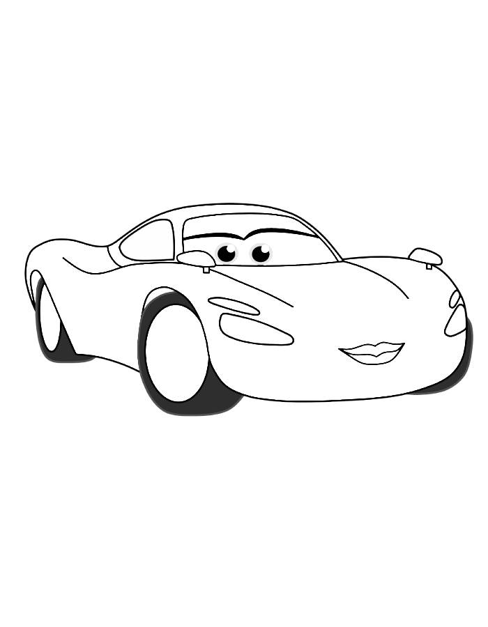 Lightning Mcqueen Pictures To Color Coloring Page