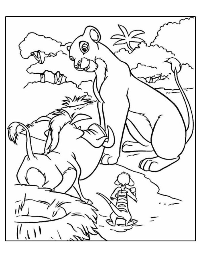 Lion Guard Activity Sheets Coloring Page