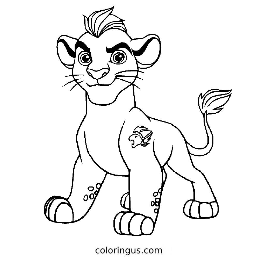 Lion Guard Coloring Page