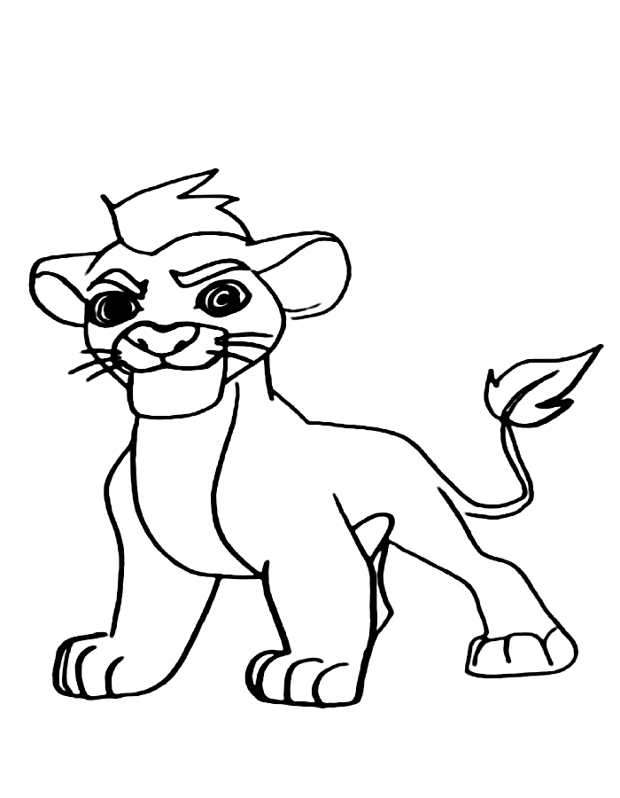 Lion Guard  coloring page