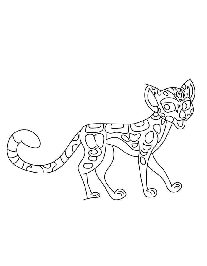 Lion Guard Fuli Coloring Page