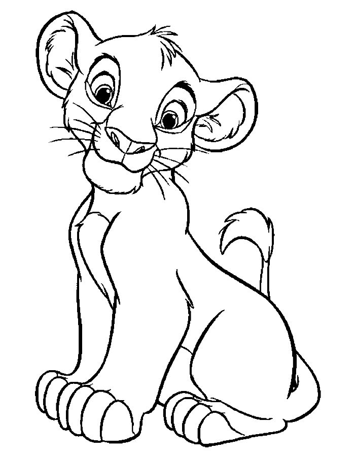 Simba Coloring Pages - Free Printable Sheets